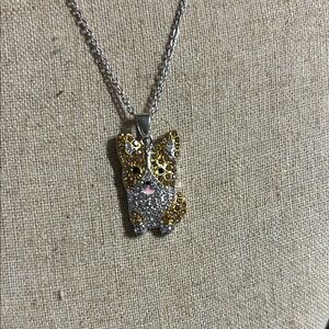 Swarovski‎ Corgi Pendant Necklace